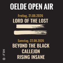 Oelde Open Air 2026 - Lord Of The Lost + Support