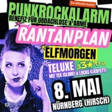 Punkrockalarm für Straßenkreuzer e.V. mit Teluxe, 33RPM, Elfmorgen, Rantanplan
