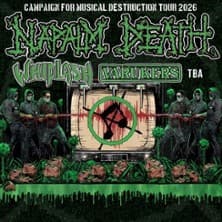 Napalm Death - Campaign for Musical Destruction Tour