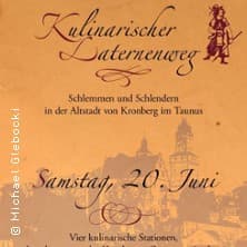 Kulinarischer Laternenweg